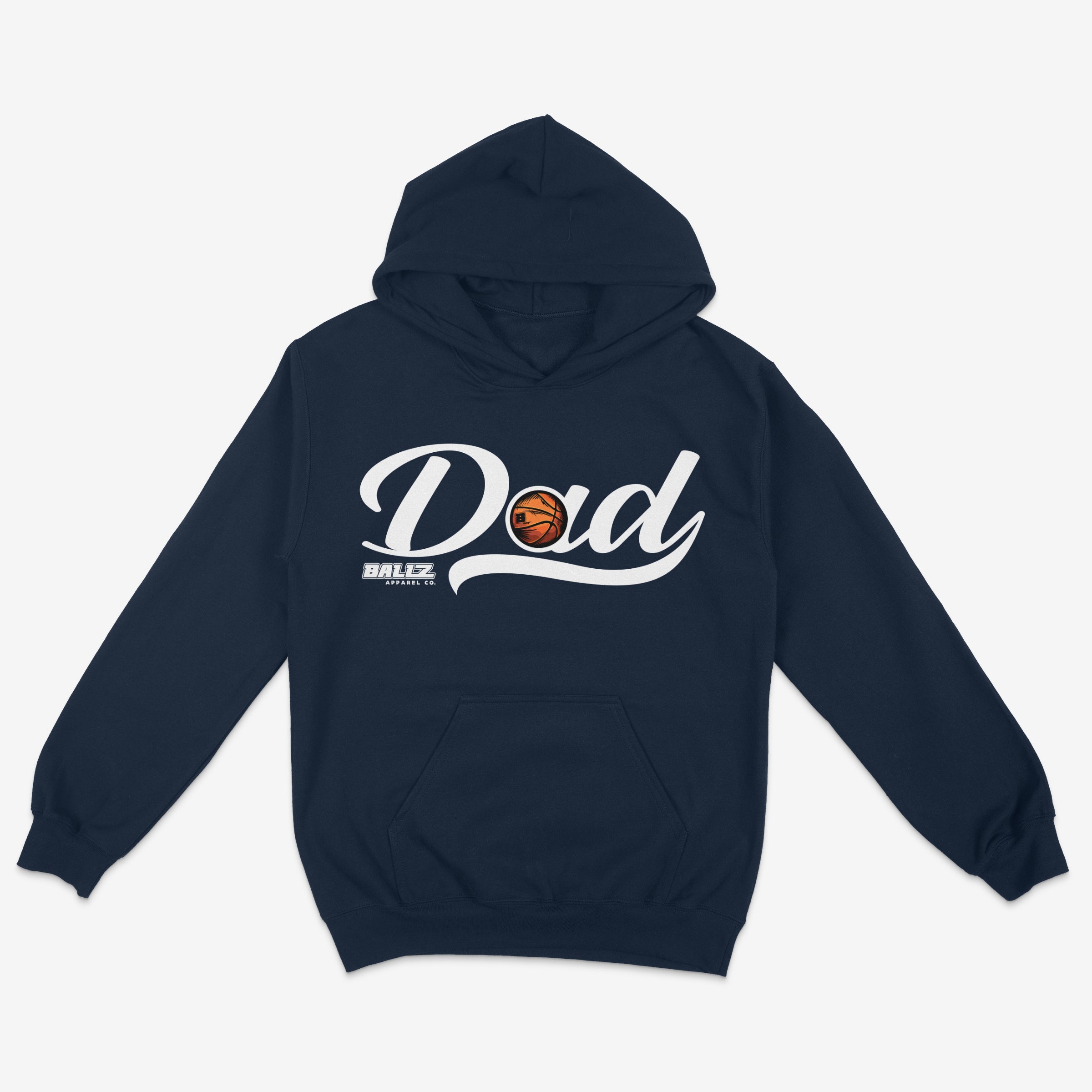 Basketball DAD (Basketballz) Hoodie (Navy Blue) Main image