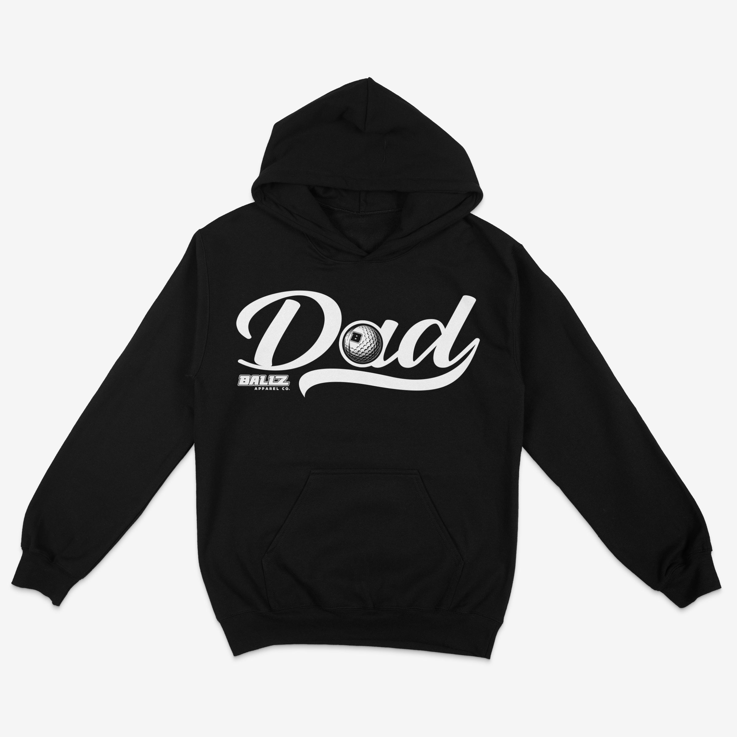 Golf DAD Hoodie Black