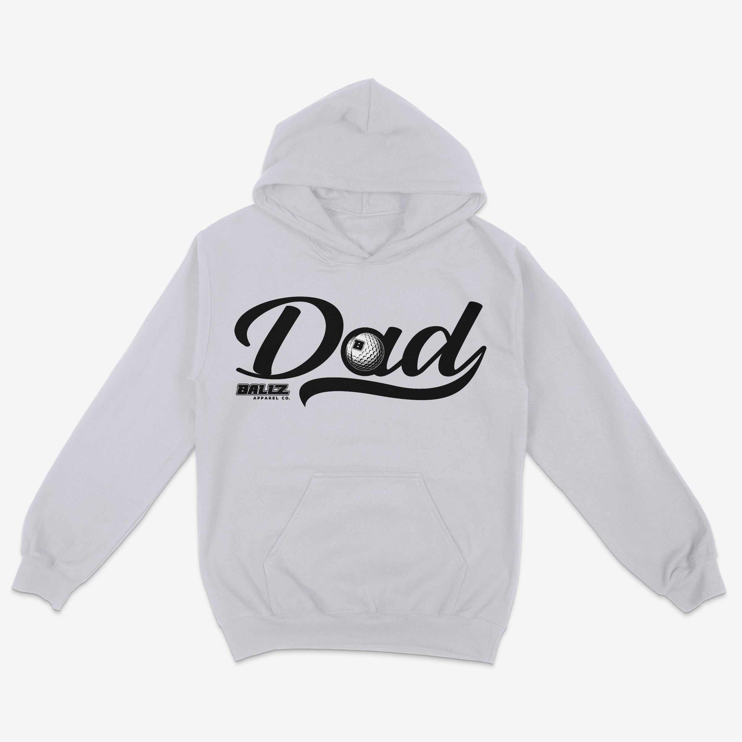 Golf DAD Hoodie Light Grey Main image