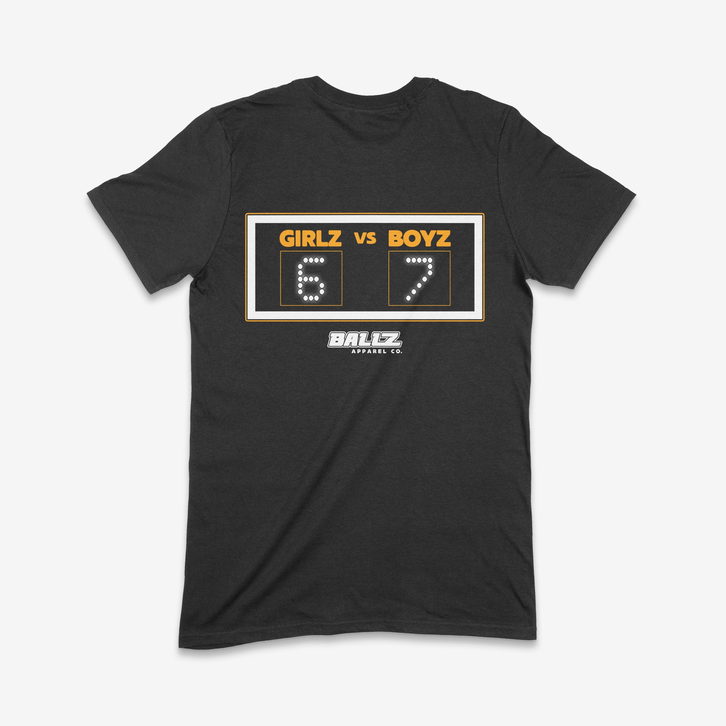 Girls 6 Boys 7 Youth T-Shirt (Black) Main image