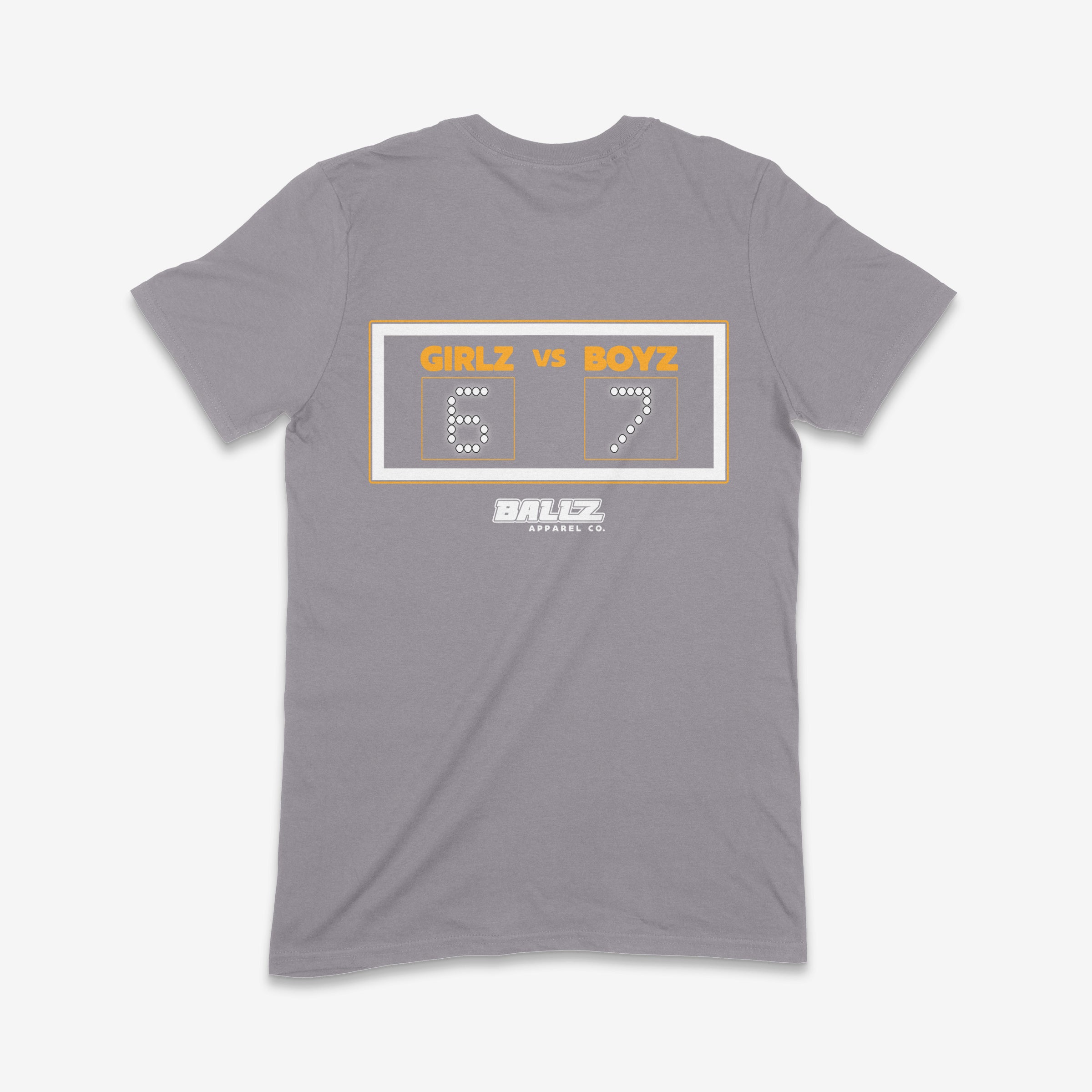 Girls 6 Boys 7 Youth T-Shirt (Grey) Main image