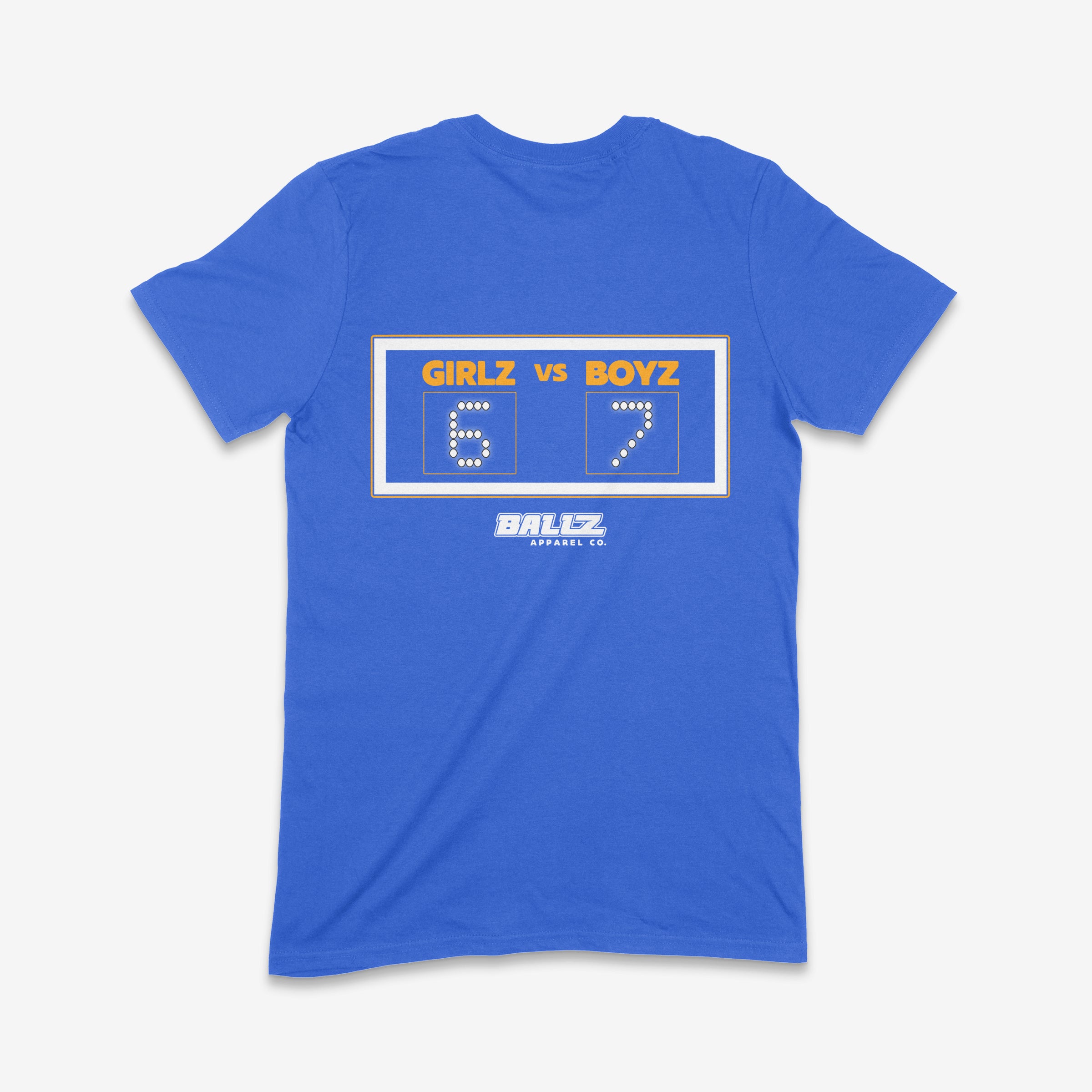 Girls 6 Boys 7 Youth T-Shirt (Royal Blue) Main image