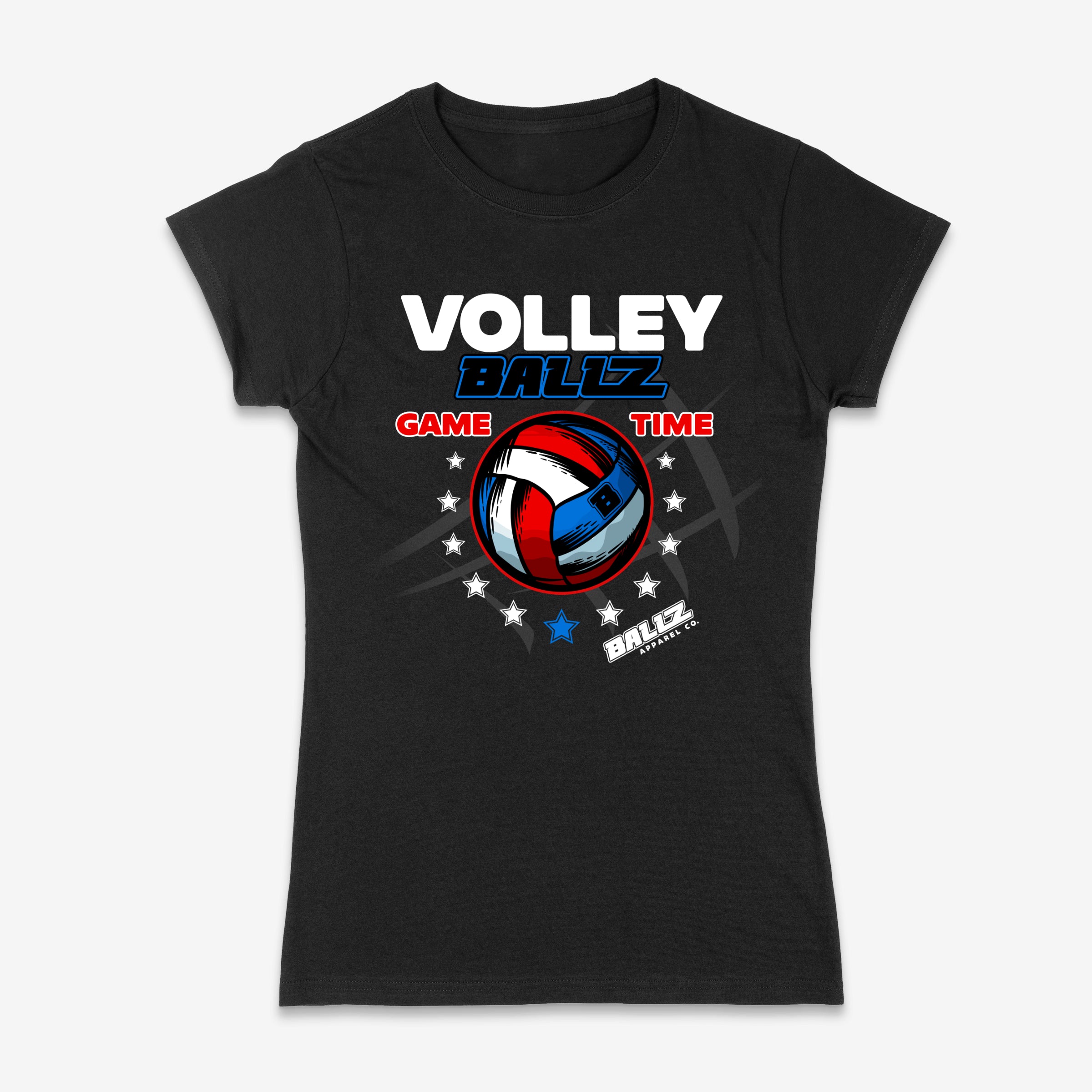 Ladies VolleyBallz T-Shirt (Front Design) Main image