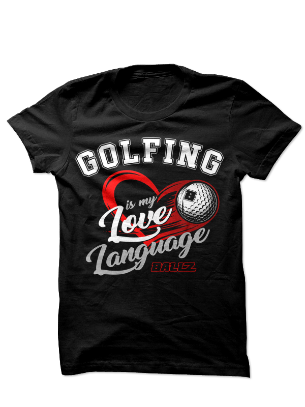 Golfing is My Love Language (Black) Main image