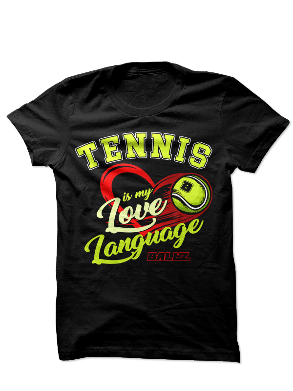 Tennis is My Love Language (Black) Main image