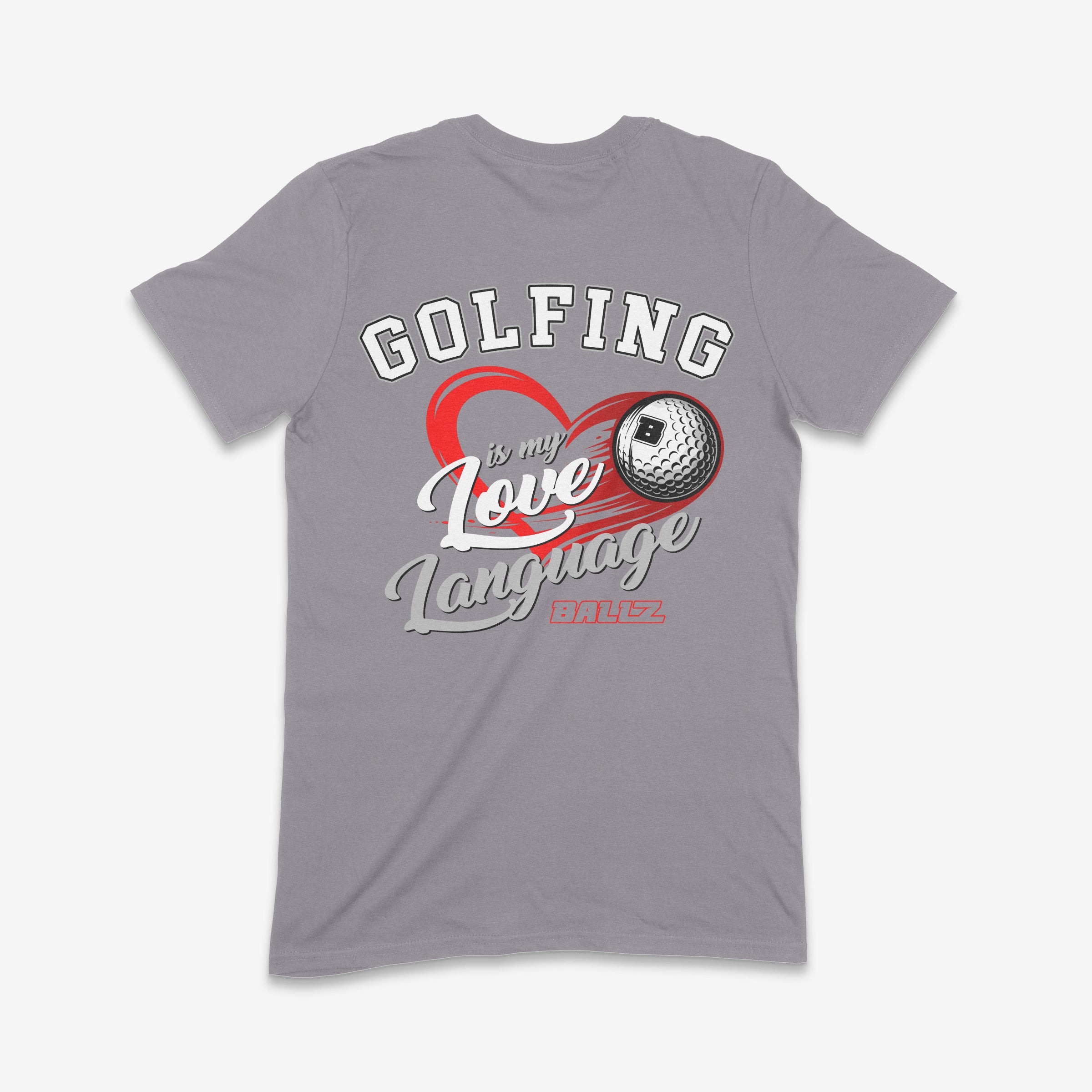 Youth - Golfing is My Love Language T-Shirt (Grey) Main image