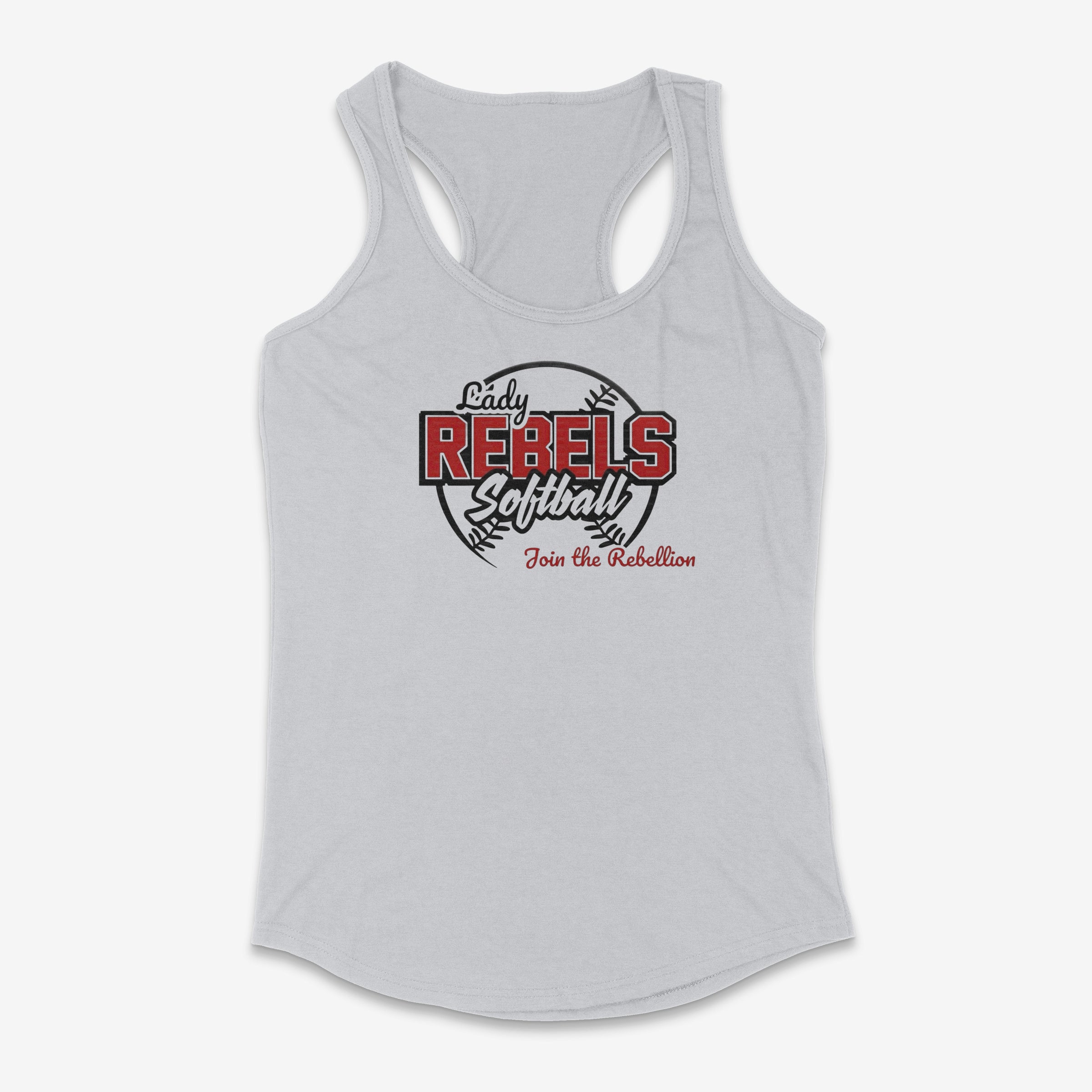 Adult Lady Rebels "Join the Rebellion" Racerback Tank Tops