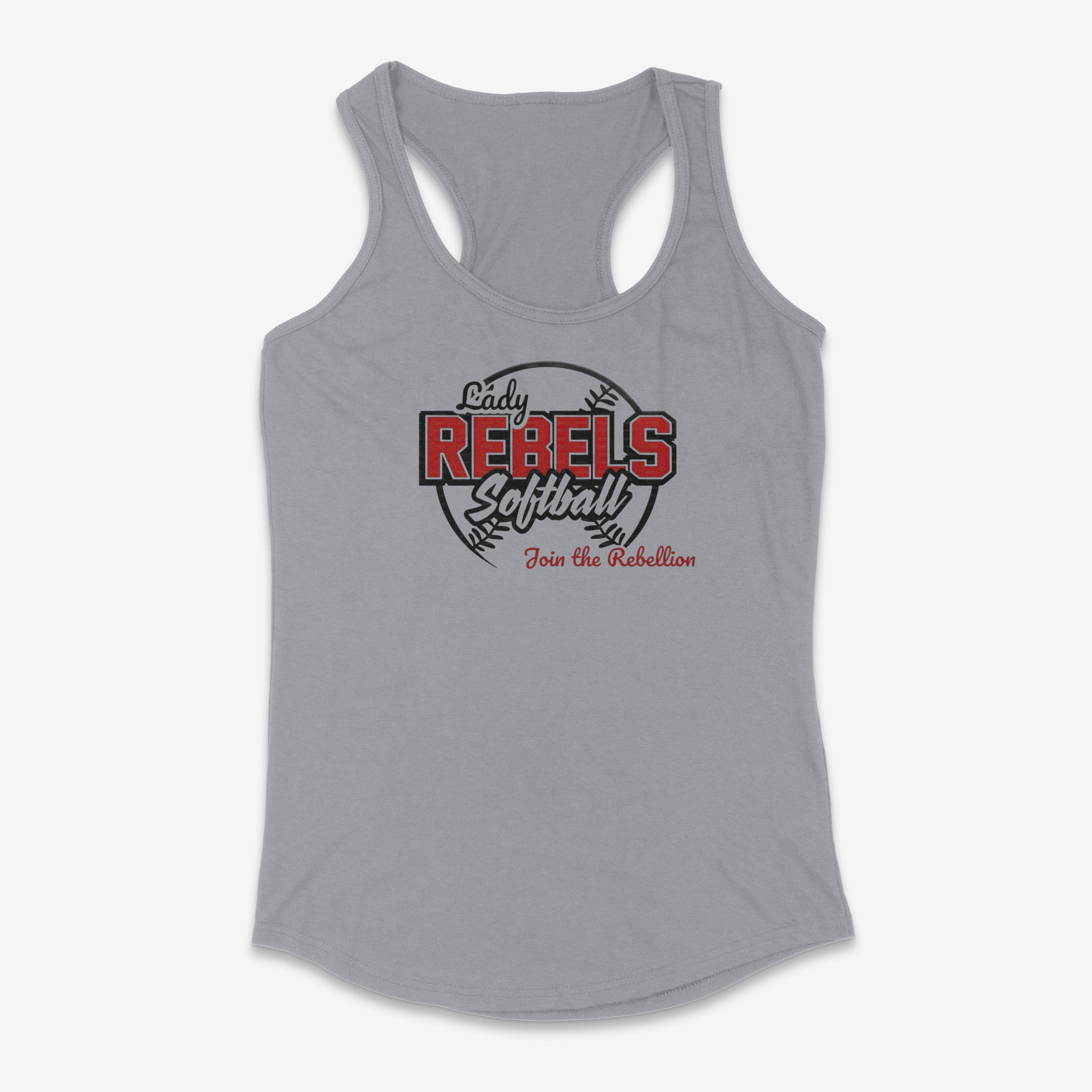 Adult Lady Rebels "Join the Rebellion" Racerback Tank Tops Main image