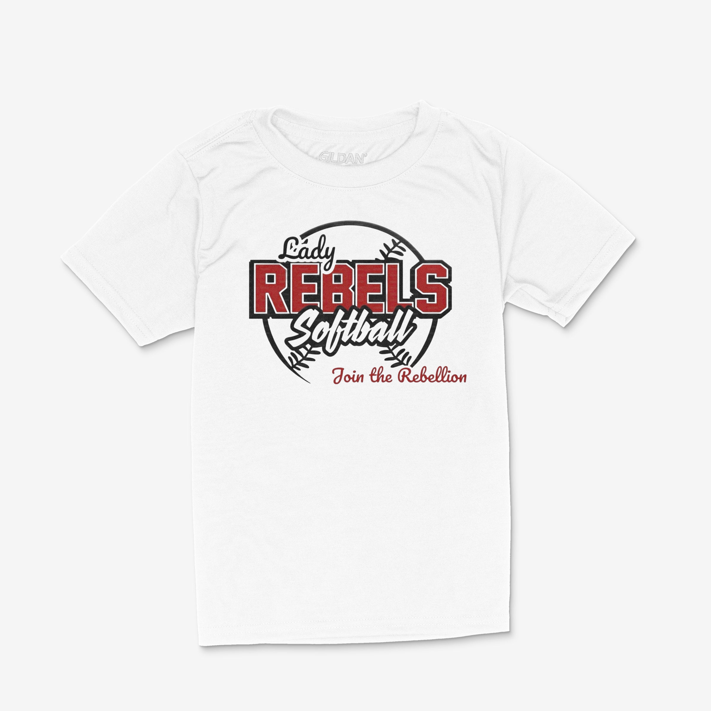 Youth Lady Rebels Performance Practice Shirt - Join the Rebellion