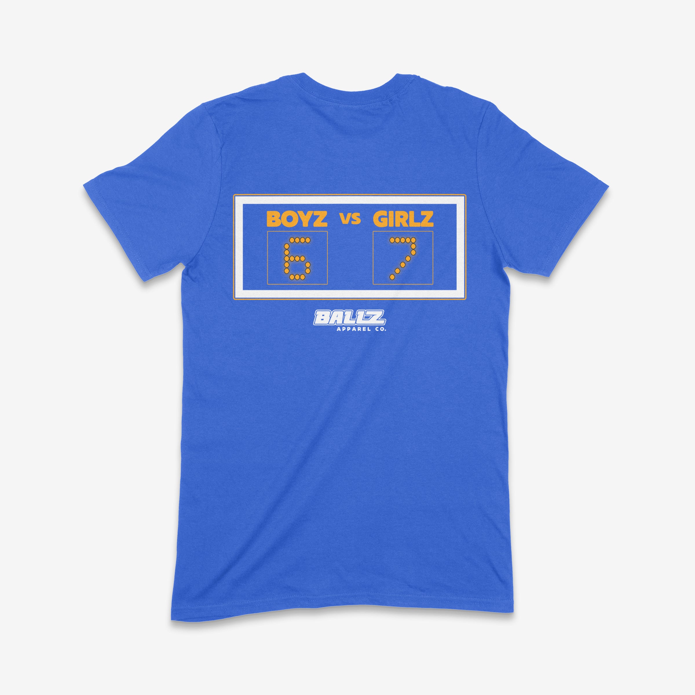 Boys 6 Girls 7 Youth T-Shirt (Royal Blue)