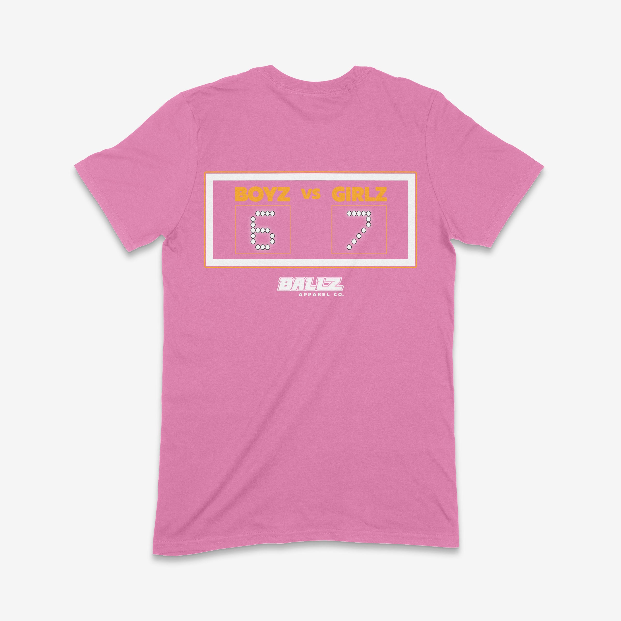 Boys 6 Girls 7 Youth T-Shirt (Pink)