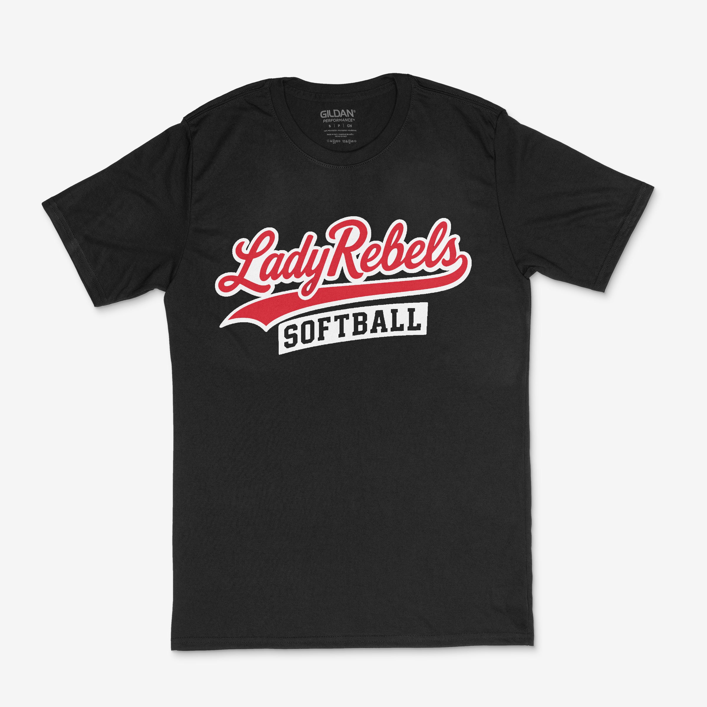 Adult Lady Rebels LOGO Performance Practice Shirt