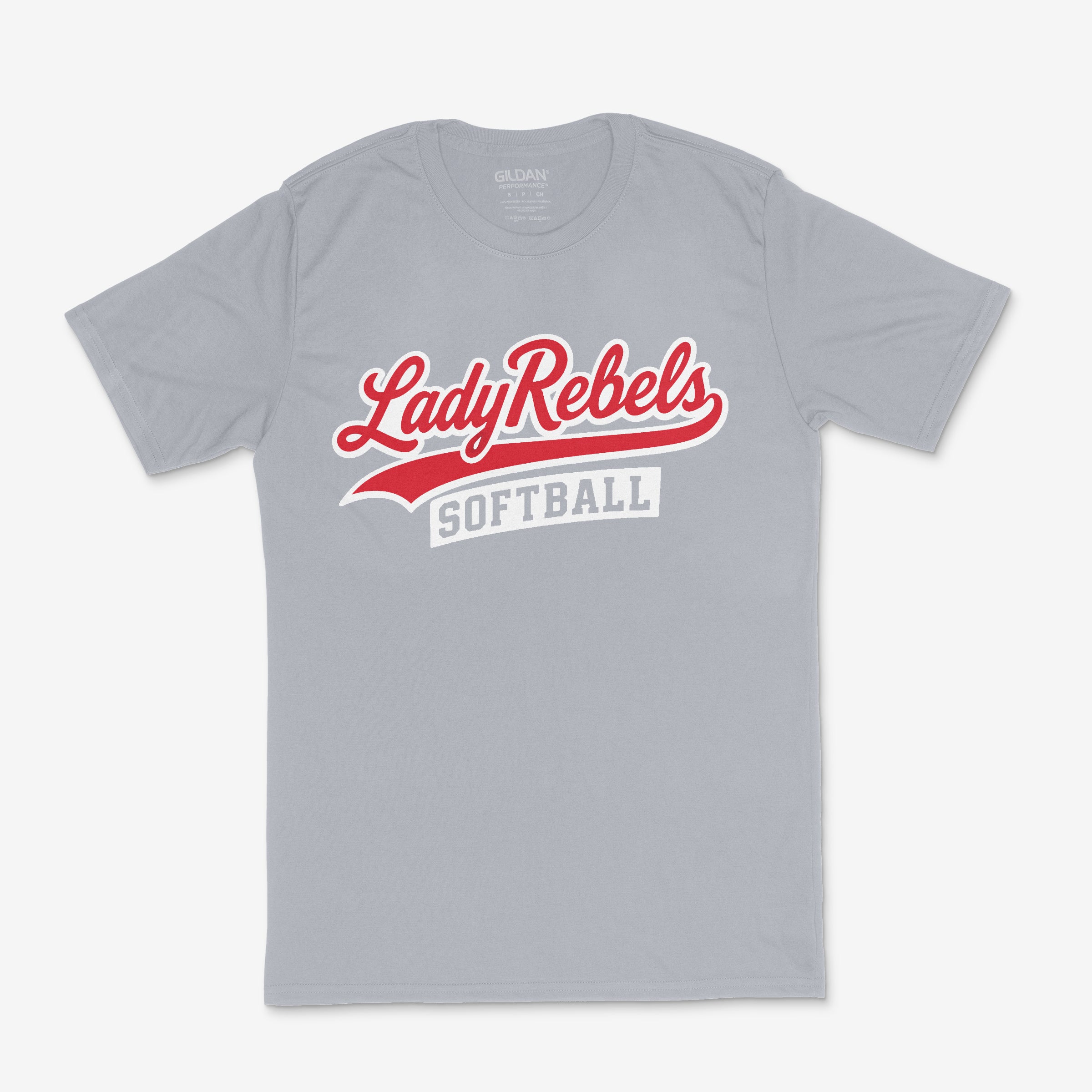 Adult Lady Rebels LOGO Performance Practice Shirt