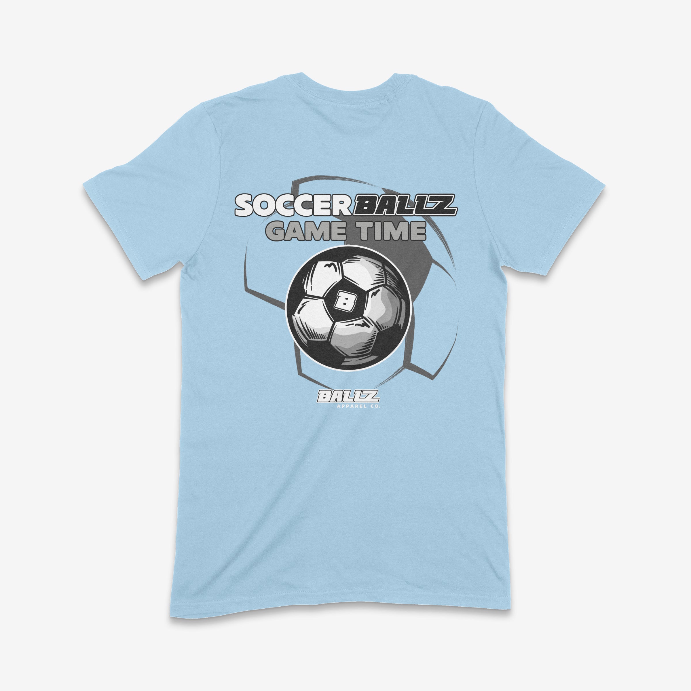 Soccer Ballz Blue Logo T-Shirt