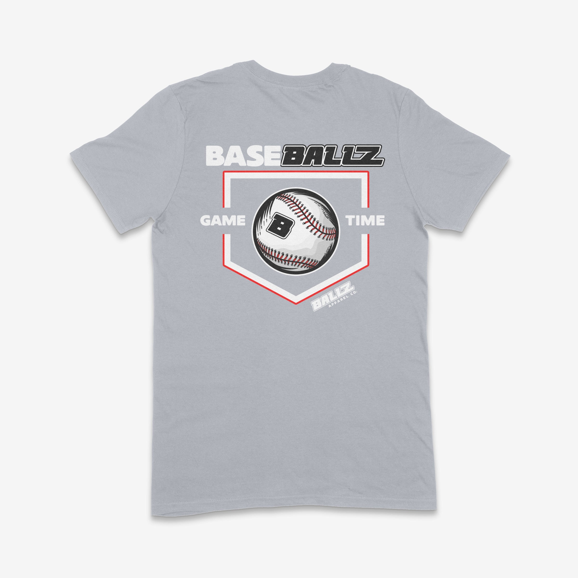BaseBallZ Series Red and White Icon Adult T-Shirt Secondary image
