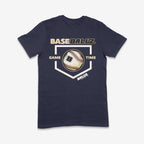 BaseBallZ Series Tan and White Icon Adult T-Shirt