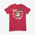 BaseBallZ Series Tan and White Icon Adult T-Shirt