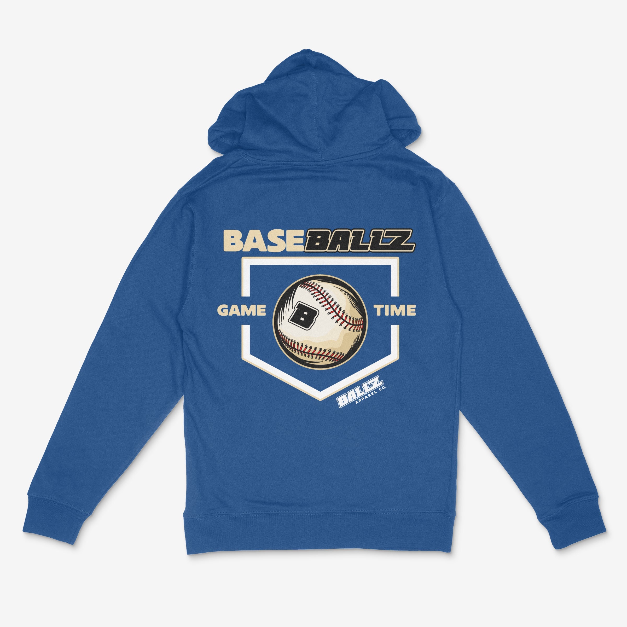 Youth BaseBallZ Series Tan and White Icon Hoodie Secondary image