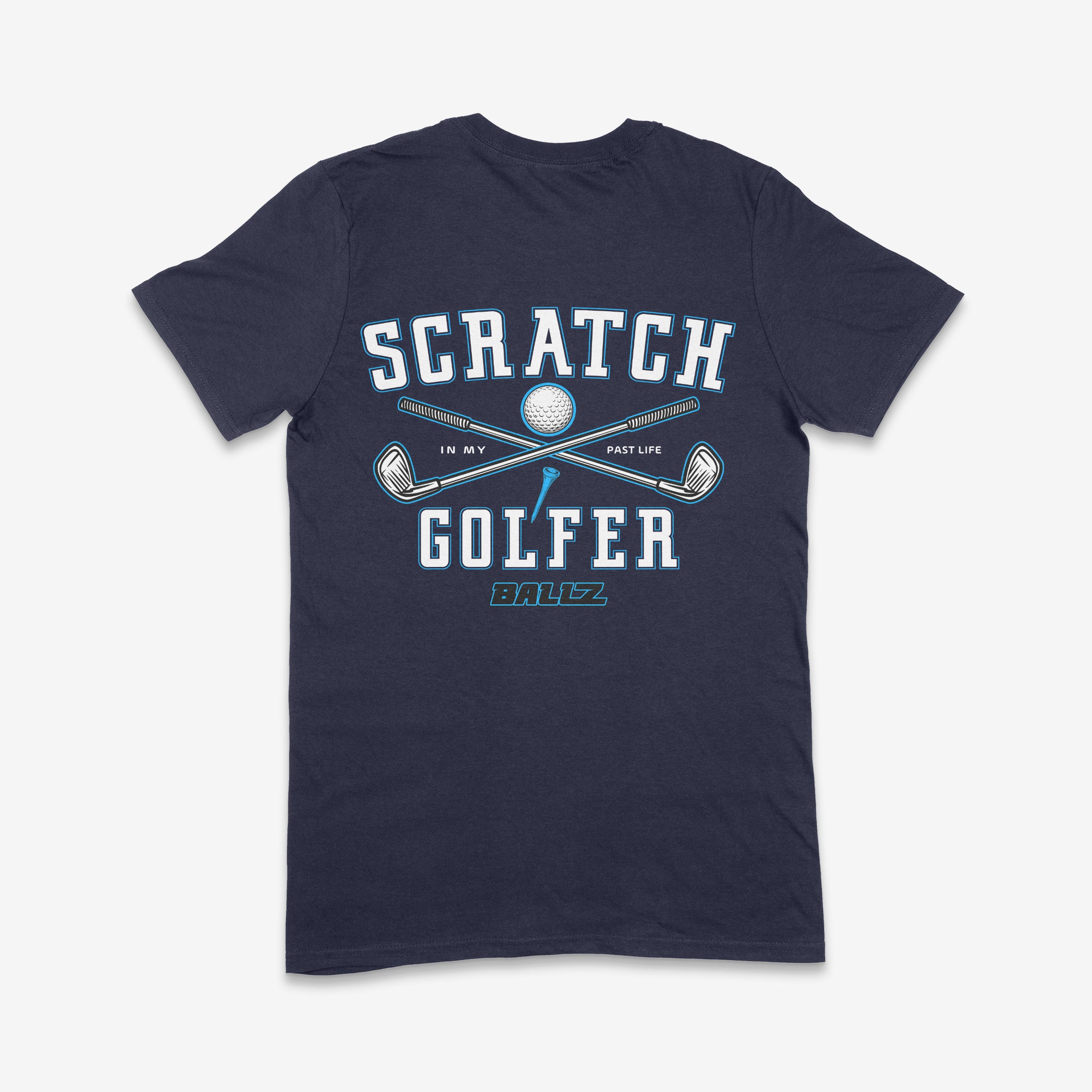 Scratch Golfer In My Past Life (Navy Blue) Main image