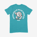 Adult Some Ballz Have Dimples (All White) Logo T-Shirt