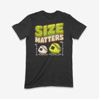 Yellow Size Matters Softball vs Baseball Adult T-Shirt