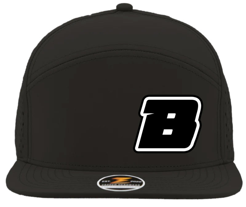 Ballz Black B Icon Snapback Hat